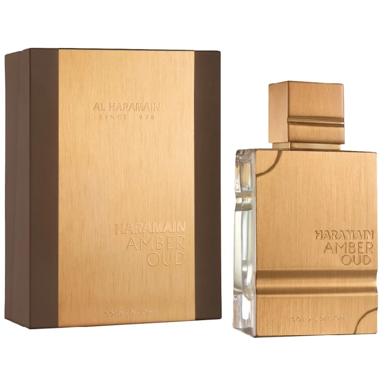 Amber Oud Gold Edition bottle and packaging