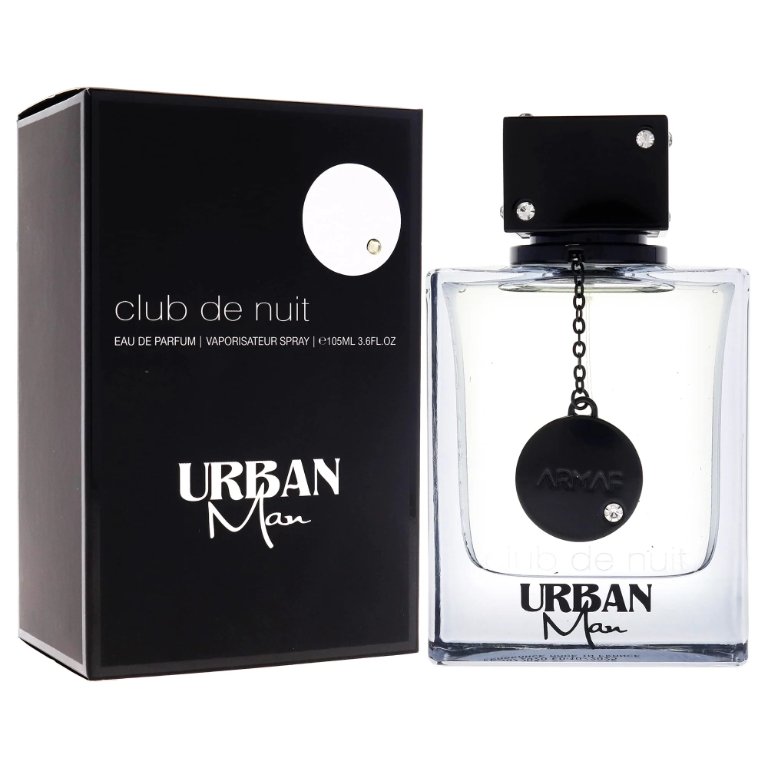 Club de Nuit Urban Man EDP bottle and packaging