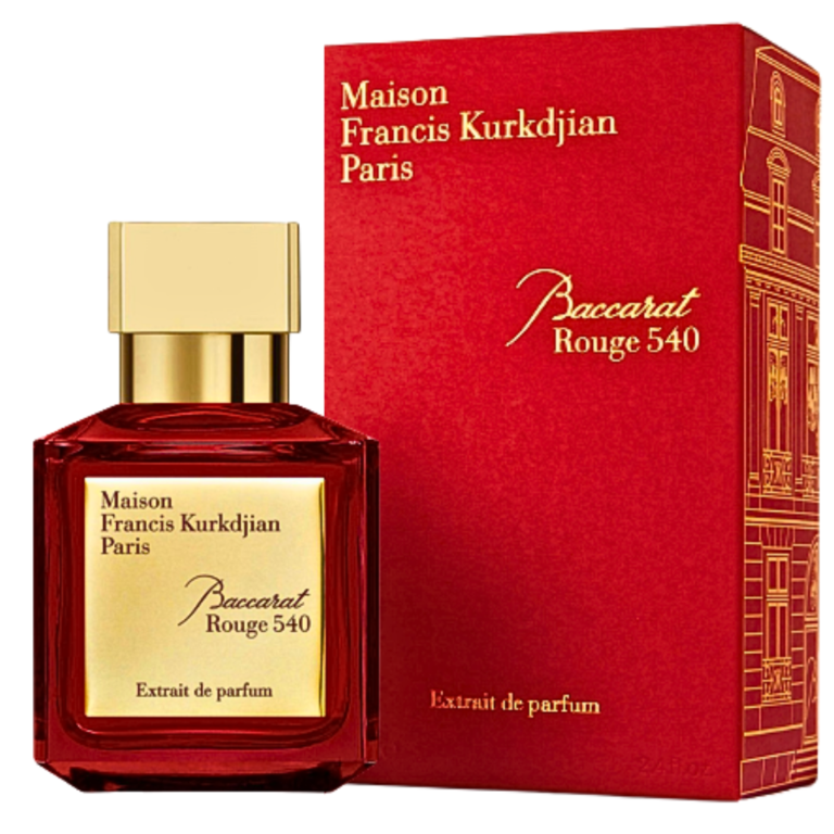 Baccarat Rouge 540 Extrait bottle and packaging