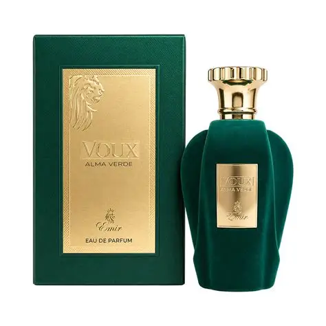 Emir Voux Alma Verde bottle and packaging
