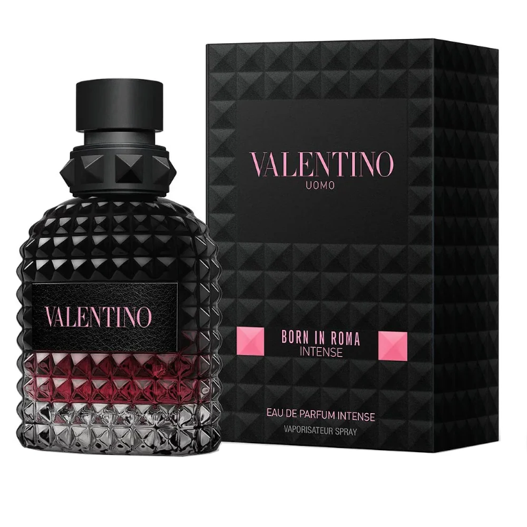 Valentino Uomo Born in Roma Intense bottle and packaging